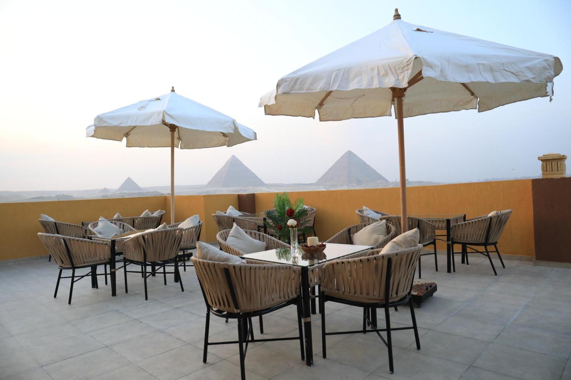 Pyramids Heart Hotel Kafret el-Gabal Exteriér fotografie